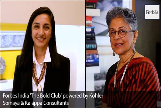 Forbes India 'The Bold Club' powered by Kohler | Somaya & Kalappa Consultants